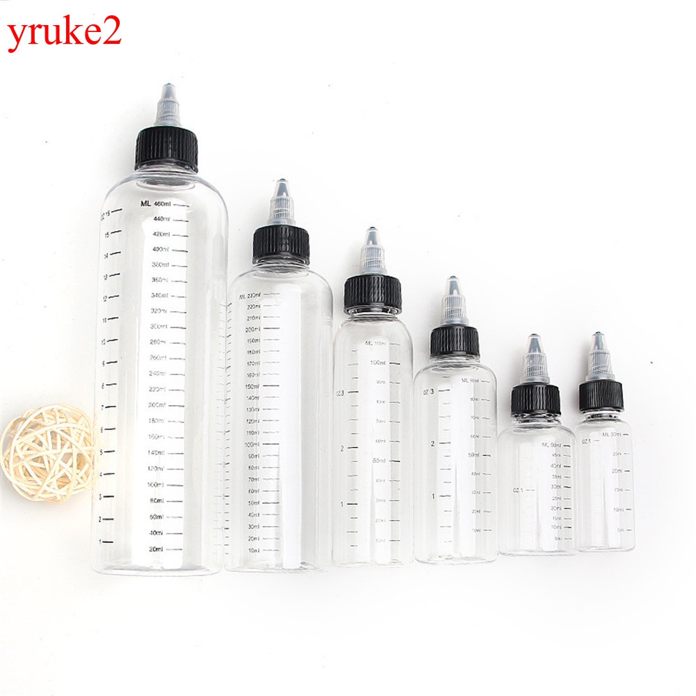 Chai nhựa đựng mực xăm dung tích 2 30ml/ 60ml/ 100ml/ 120ml/ 250ml