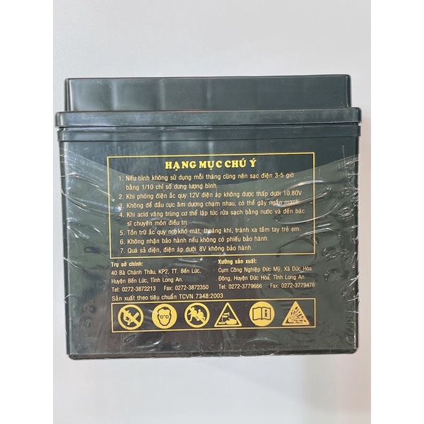 Bình ắc quy GLOBE WTZ6V-E 12V6Ah, bình điện xe máy sử dụng xe tay ga đời mới