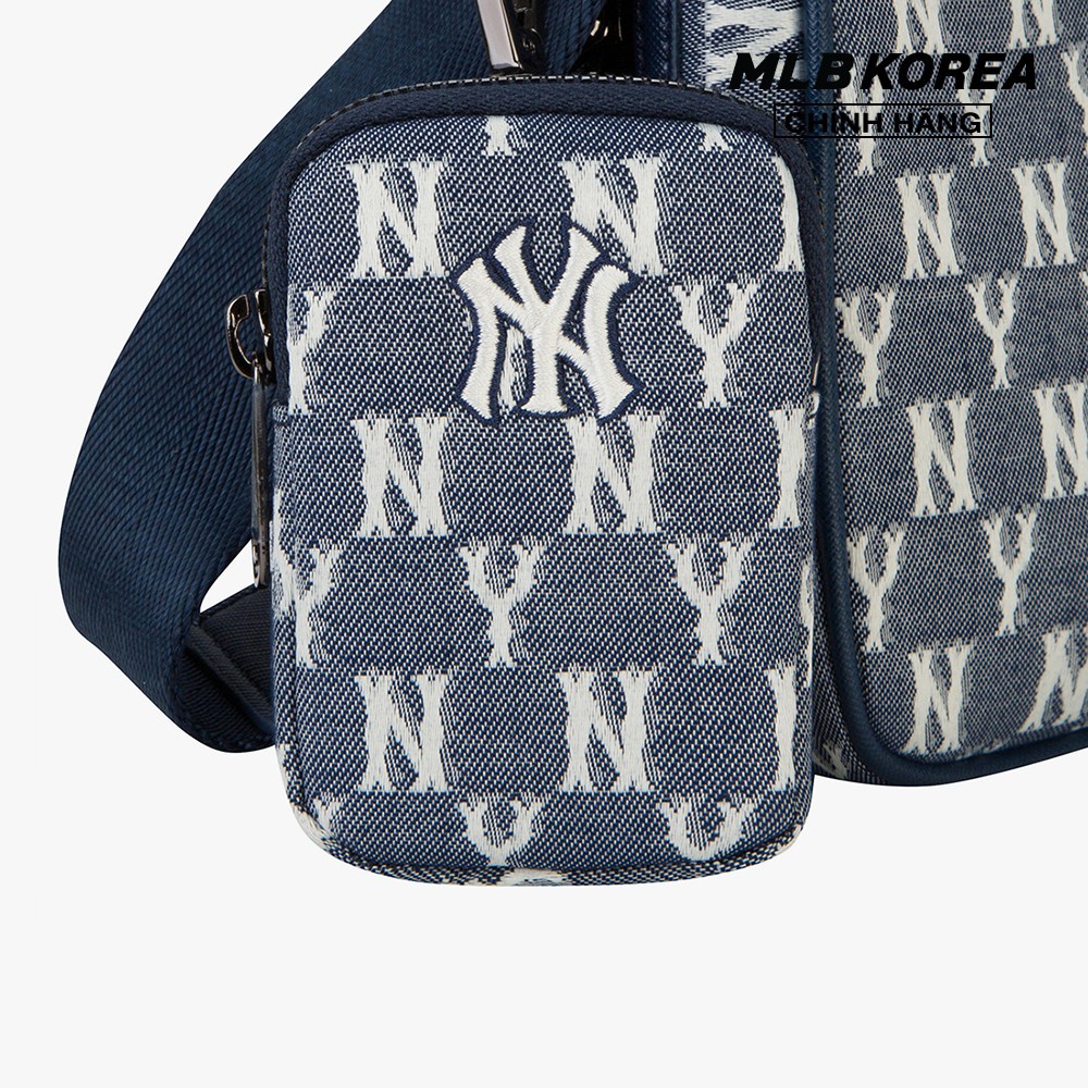 MLB - Túi đeo chéo chữ nhật Monogram Jacquard 32BGDC111-50N