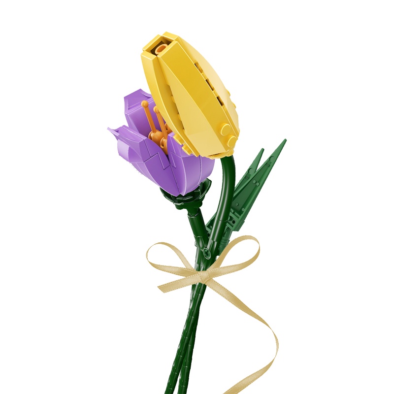 Đồ Chơi Lắp Ráp Hình Bó Hoa Sáng Tạo Trang Trí Nhà Cửa Đẹp Mắt