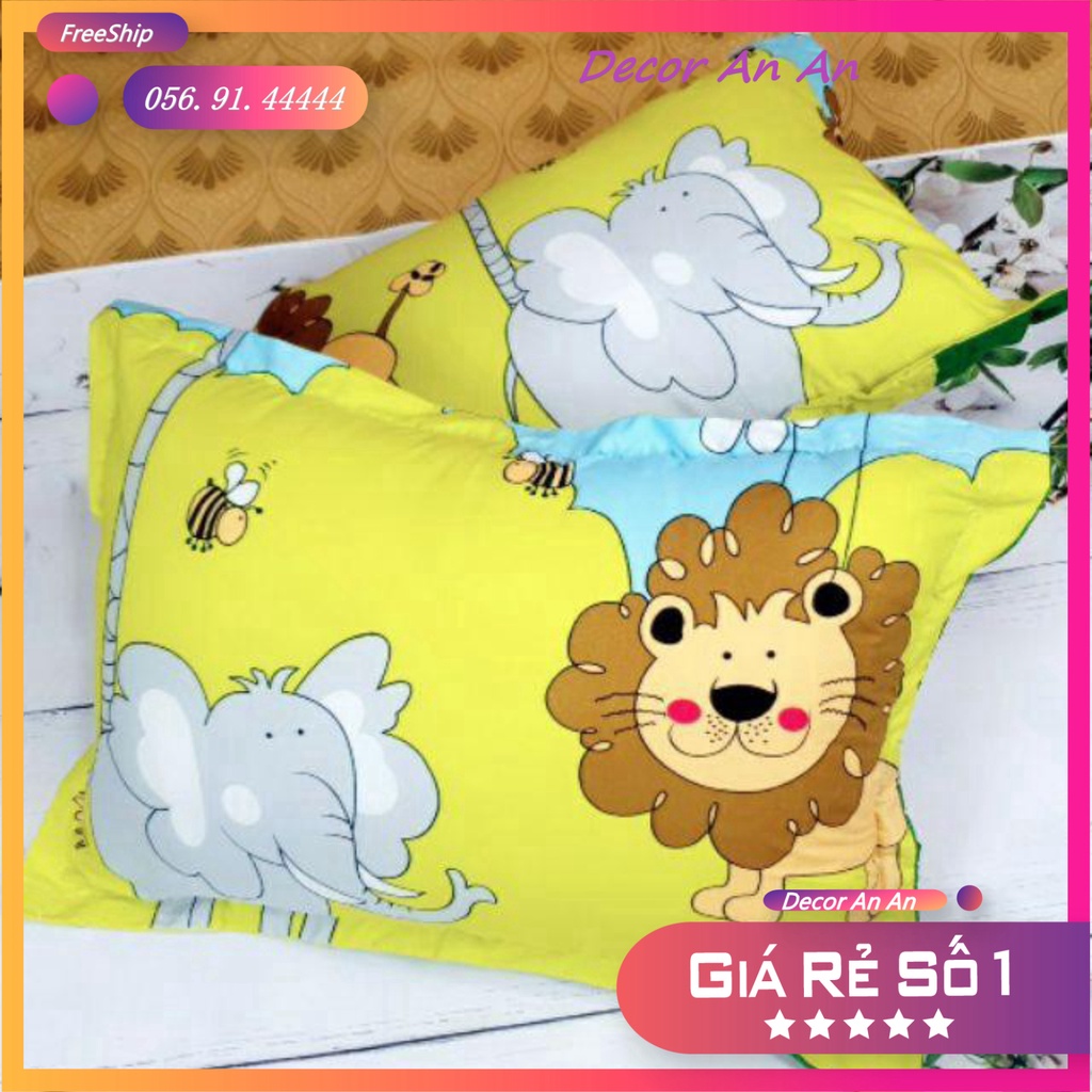 Vỏ gối nằm cotton poly_vỏ gối đẹp,dễ thương_hàng không kèm ruột_ kích thước 45x65(SẢN PHẨM GỒM 1 CHẾC) | BigBuy360 - bigbuy360.vn