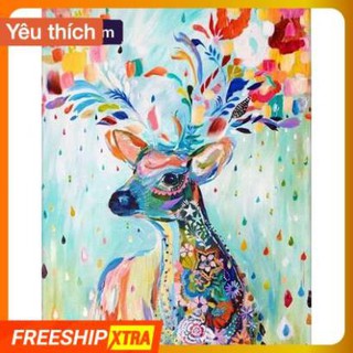 Tranh đính đá tự làm, tranh đính hạt đá 5D tự hoàn thành DIY