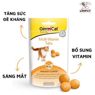 Tăng cường hệ miễn dịch cho mèo - snack dạng viên gimcat tăng cường hệ miễn dịch cho mèo