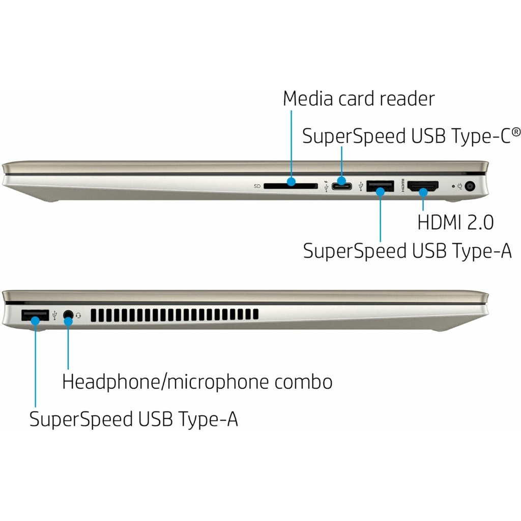 Máy tính HP - PAVILION X360 2-IN-1 14" TOUCH-SCREEN LAPTOP - INTEL CORE I5 - 8GB MEMORY - 256GB SSD - WARM GOLD | BigBuy360 - bigbuy360.vn