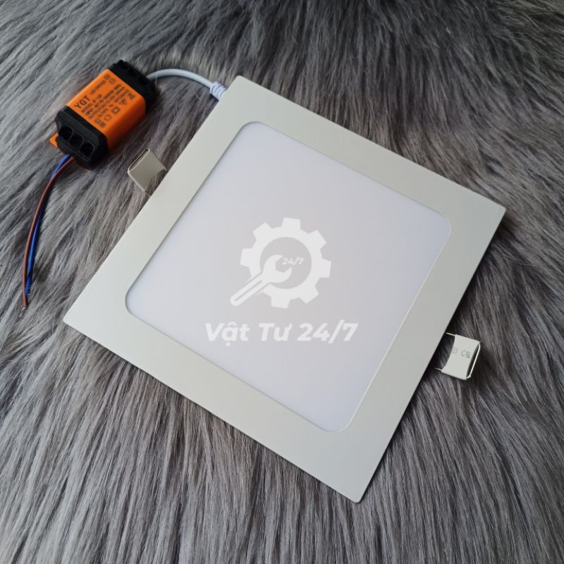 Đèn Led Panel âm trần 12w vuông 160x160/12W ánh sáng Trắng phi 160 ốp trần thạch cao trang trí nhà c