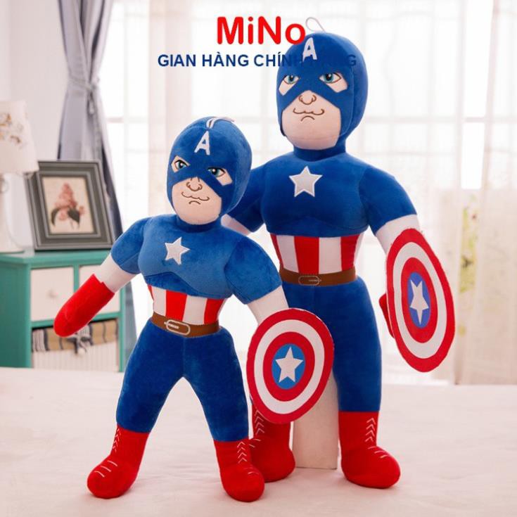 [ Mua ngay nhận ưu đãi của TINI ] Gấu Bông Nhân Vật Captain America Cho Bé Shop MINO