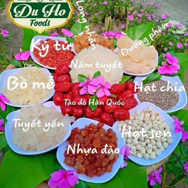 Nguyên liệu chè tuyết yến,chè dưỡng nhan 500g