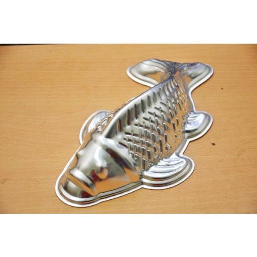 Khuôn  xôi inox hình con cá -  khuôn xôi,  khuôn thạch .