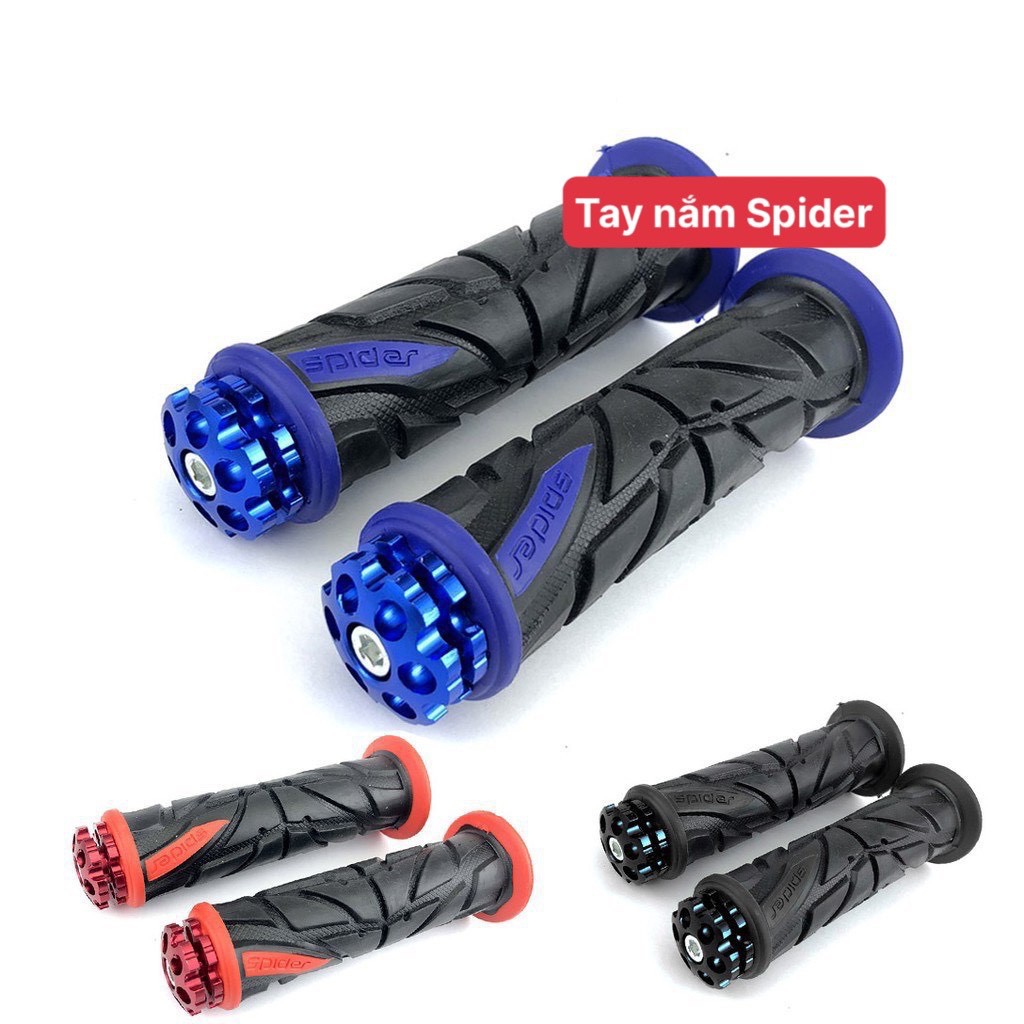 Tay Nắm Nhện Spider Có Gù Nhôm Gắn Các Dòng Xe Máy
