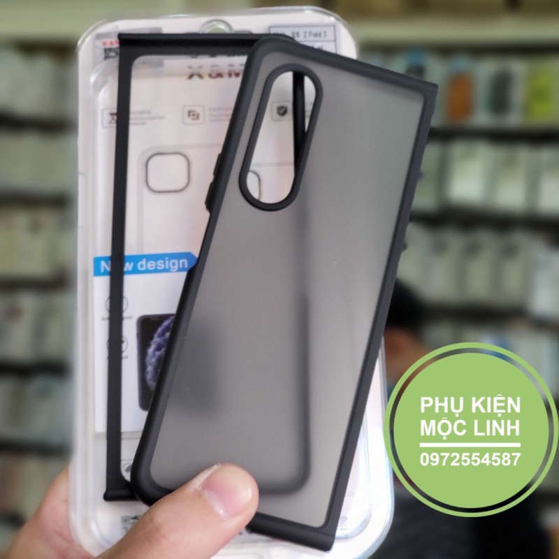 Ốp lưng 2 mặt màu nhám chống vân Samsung Galaxy Z fold3