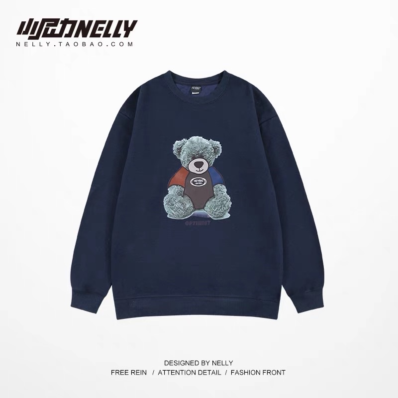 Áo nỉ sweater lót lông Nelly phong cách unisex nhiều mẫu