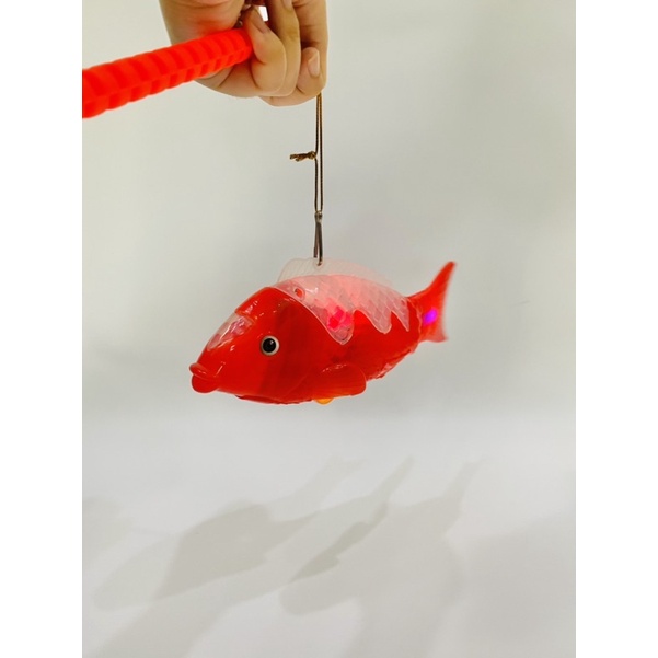 LỒNG ĐÈN TRUNG THU LỒNG ĐÈN CÁ CHÉP CHẠY, VẪY ĐUÔI NHẠC ĐÈN