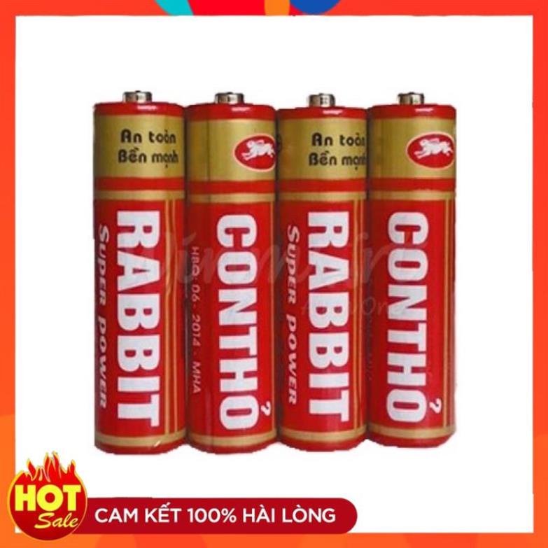 1 vỉ 4 viên Pin AA 1.5m Con Thỏ Rabbit Dùng Cho Chuột Máy Tính Điều Khiển Đồ Chơi An Toàn Thân Thiện Với Môi Trường