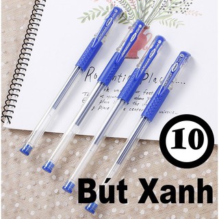 combo 10 cây bút mực nước màu xanh dương.hàng luôn có sẵn nha các bạn. thích hợp dùng hàng ngày, đi chơi, đi làm, đi học