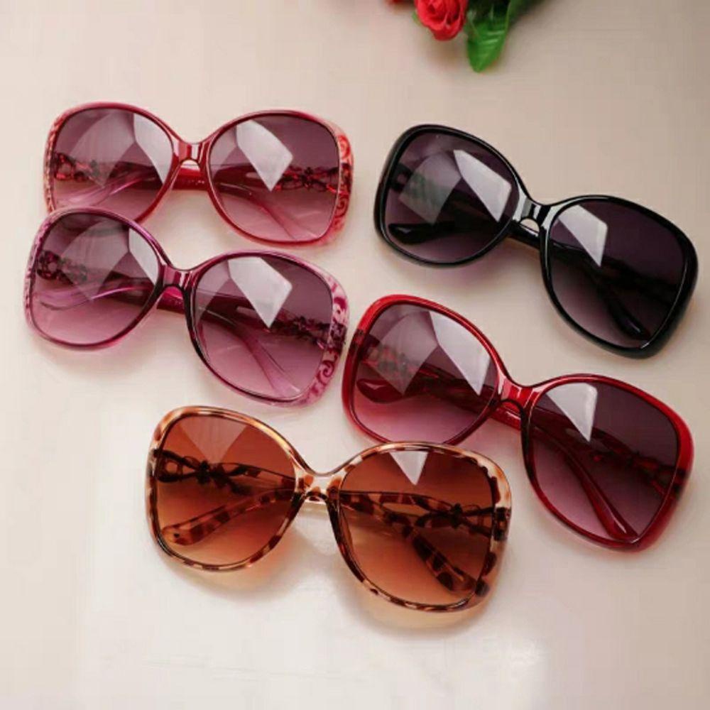 Kính Mát Tròng Màu Gradient Sang Trọng Chống Tia UV400 Thời Trang Cho Nữ