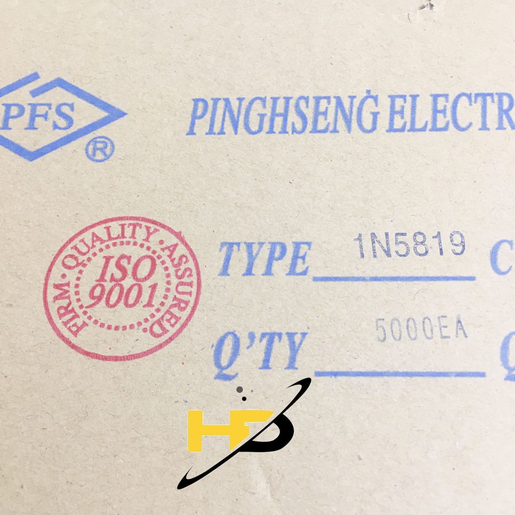 [10 CON] Diode xung 1N5819 DIP 1A 40V, Linh Kiện Điện Tử