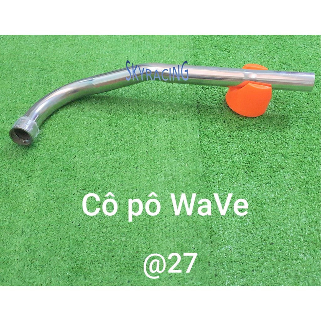 Cổ pô inox 304 gắn pô zin xe Wave