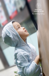 [Thanh lý] Áo chống nắng HRNEE cho bé – Vải lưới thoáng mát, dáng hoodie tai thỏ siêu dễ thương
