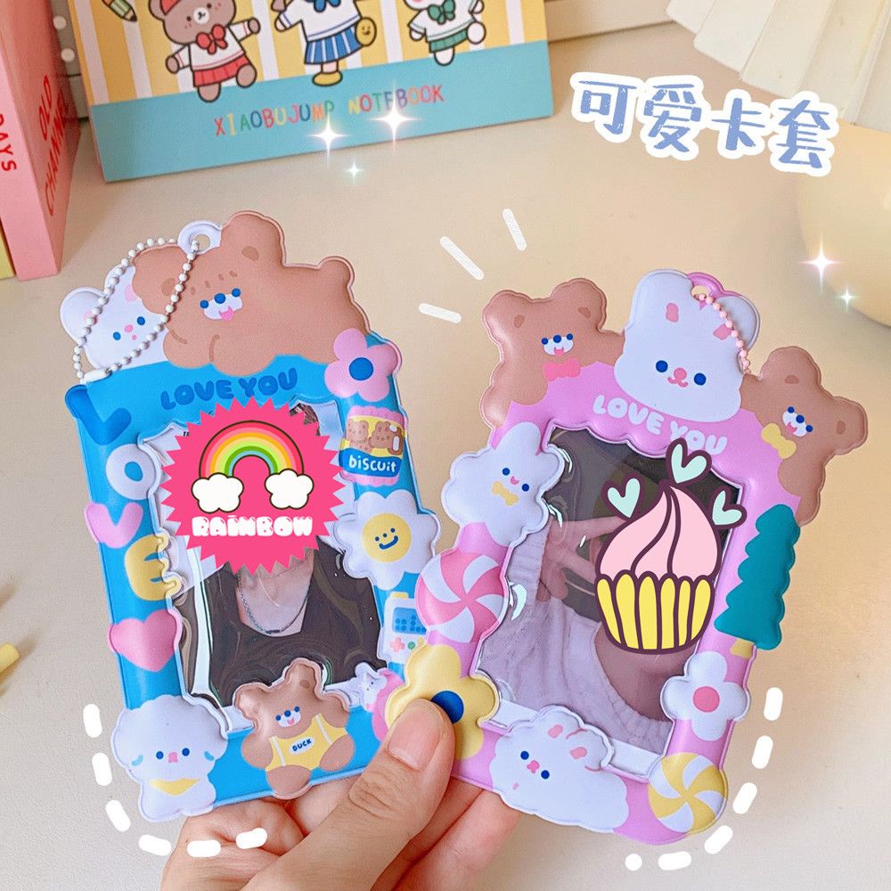 Dây đeo đựng thẻ ID học sinh in hình hoạt hình xinh xắn sử dụng bền