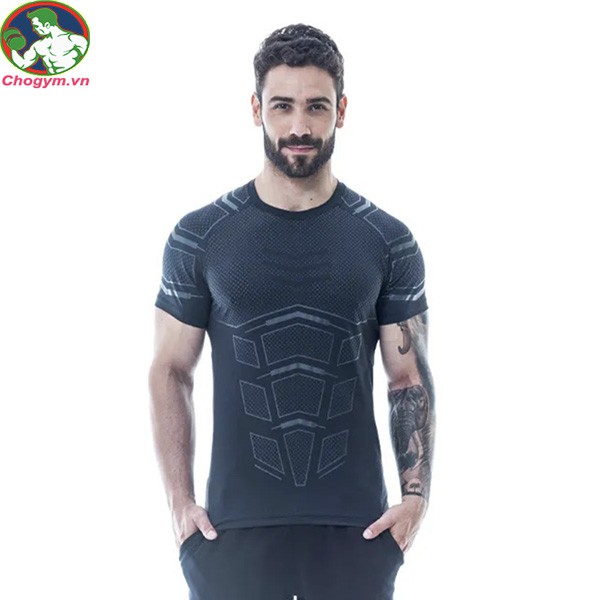 Áo Tập GYM Tôn Dáng Body Nam Tay Ngắn ZK A-011