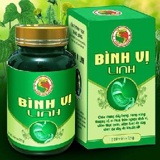 Bình Vị Linh- Hỗ trợ điều trị viêm loét dạ dày, tá tràng, trào ngược, đầy bụng khó tiêu (1 lọ x 60 viên)