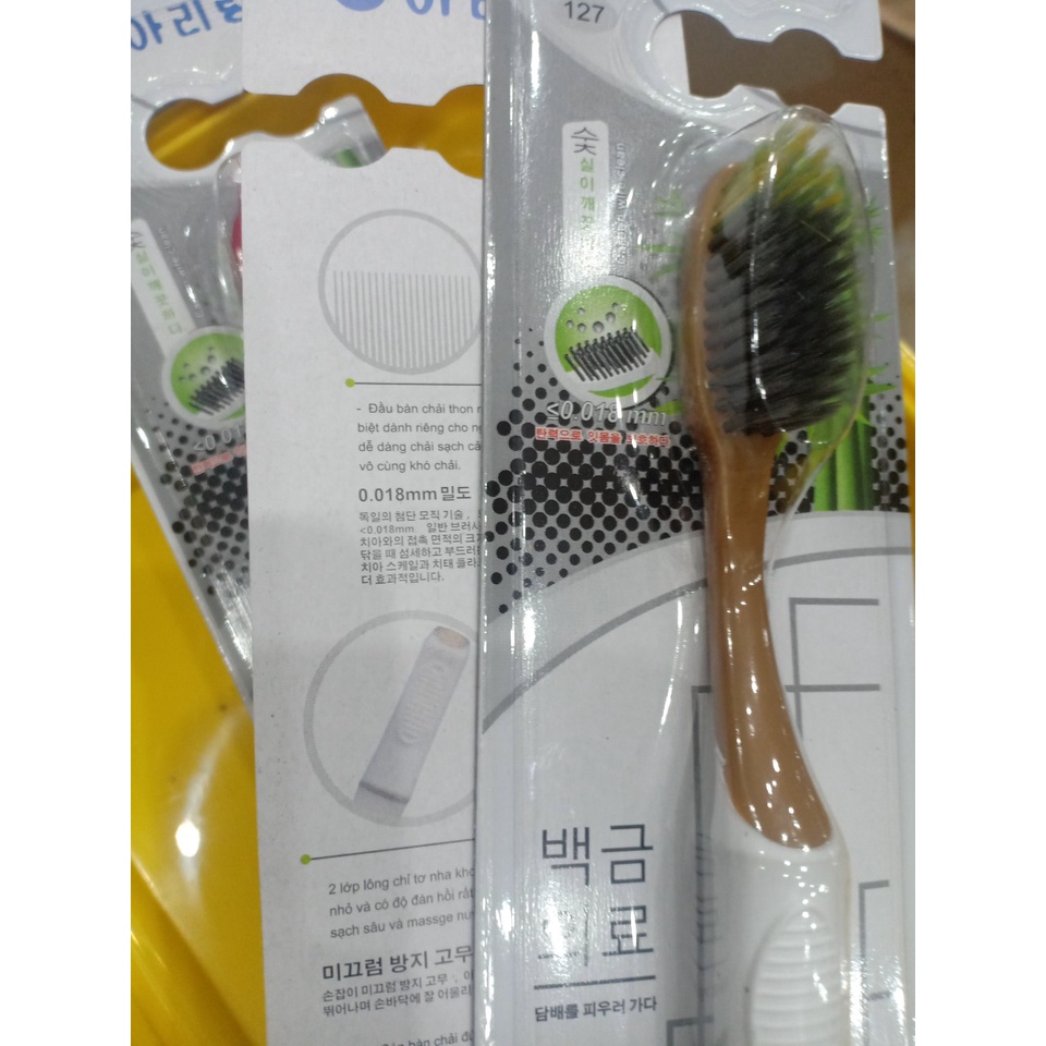 Bán Cả Lố 30 Bàn Chải Đánh Răng Than Tre Hoạt Tính Hàn Quốc PH