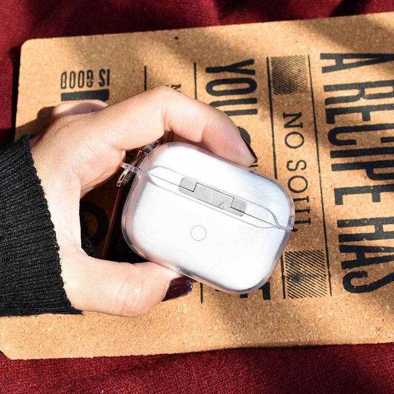 Dễ Thương Vỏ Bảo Vệ Hộp Sạc tai nghe không dây Airpods 1 / 2 Pro 3 Bằng Tpu Trong Suốt In Biểu Tượng Đáng Yêu Ốp