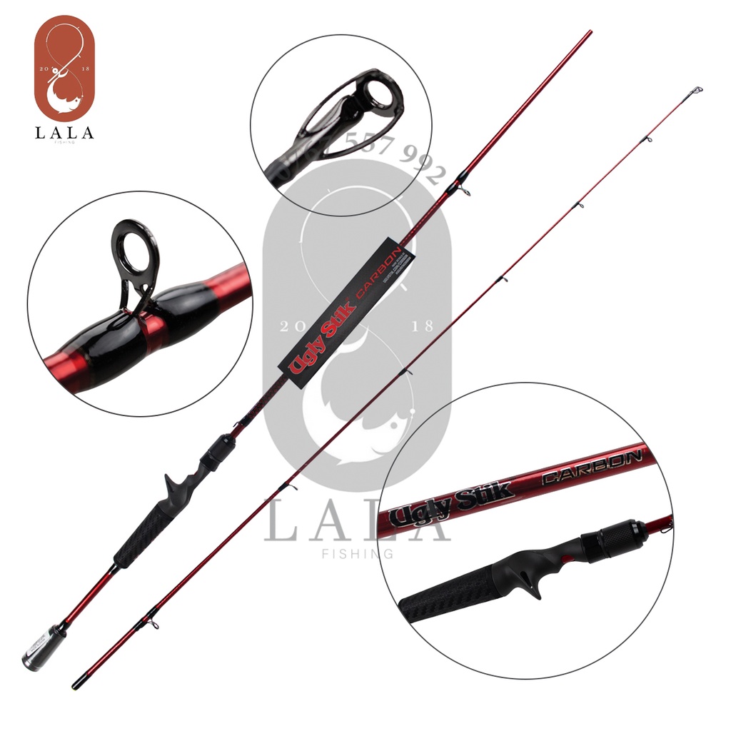 Cần ngang câu cá Ugly Stik Carbon 1m98 USCBCA662M