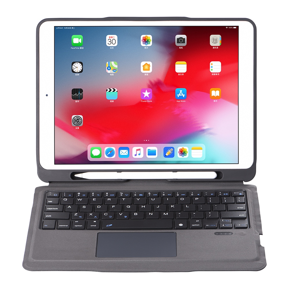 Bao Da Nắp Gập Kiêm Bàn Phím Không Dây Cho Ipad Air 3 10.5 (2019) & Ipad Pro 10.5 & Ipad 10.2 (2019)