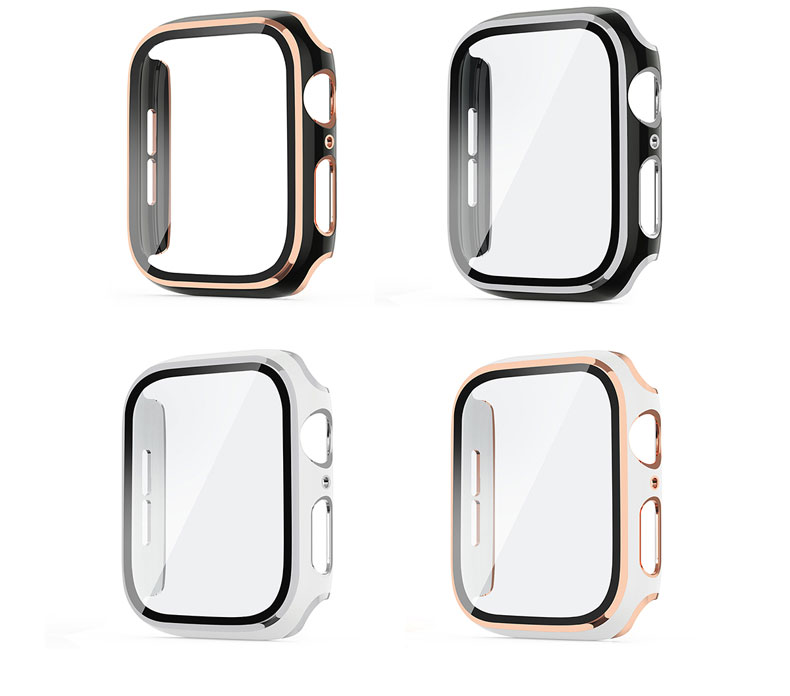 Vỏ bảo vệ mặt đồng hồ thích hợp cho Apple Watch 44mm 40mm 42mm 38mm Iwatch Series Se 6 5 4 3 2