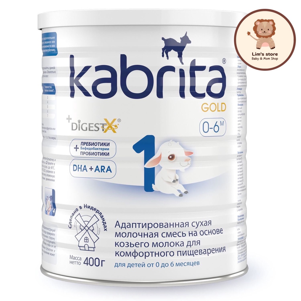 [HÀNG NGA ĐI AIR-CHUẨN NỘI ĐỊA-ĐỦ BILL] Sữa dê Kabrita đủ số 1,2,3,4 loại 400g, 800g Date 2026
