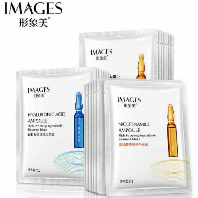 Mặt nạ dưỡng da mụn cấp ẩm thải độc Hyaluronic Images nội địa Trung 25g A021