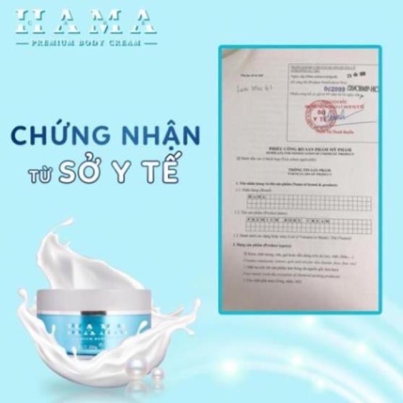 Body truyền trắng toàn thân HaMa 200gram