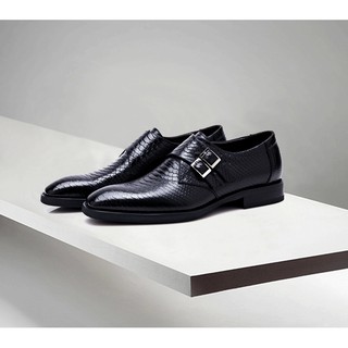 Giày Tây Monk Strap Khóa Kéo