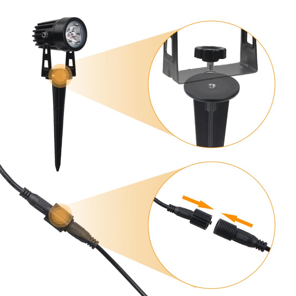 Đèn Led Năng Lượng Mặt Trời Chống Thấm Nước IP65 Trang Trí Sân Vườn