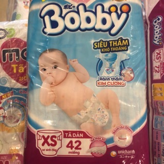 Bỉm bobby dán sơ sinh XS42