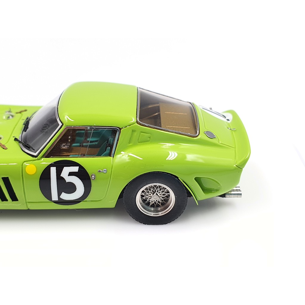 Xe Mô Hình Ferrari 250GTO S/N 3505GT #15 Limited Tỉ lệ 1:64 Hãng sản xuất My64 ( Xanh Lá #15)