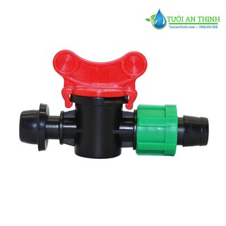 5 Van khóa khởi thủy ống nhỏ giọt 16mm kèm Ron cao su