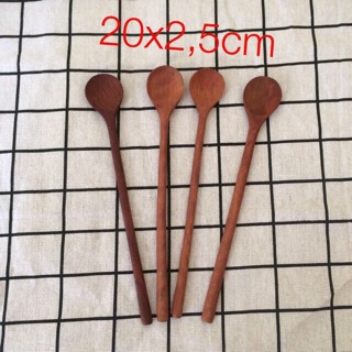 Thìa gỗ nhãn cao cấp nhiều loại giúp bạn dễ lựa chọn