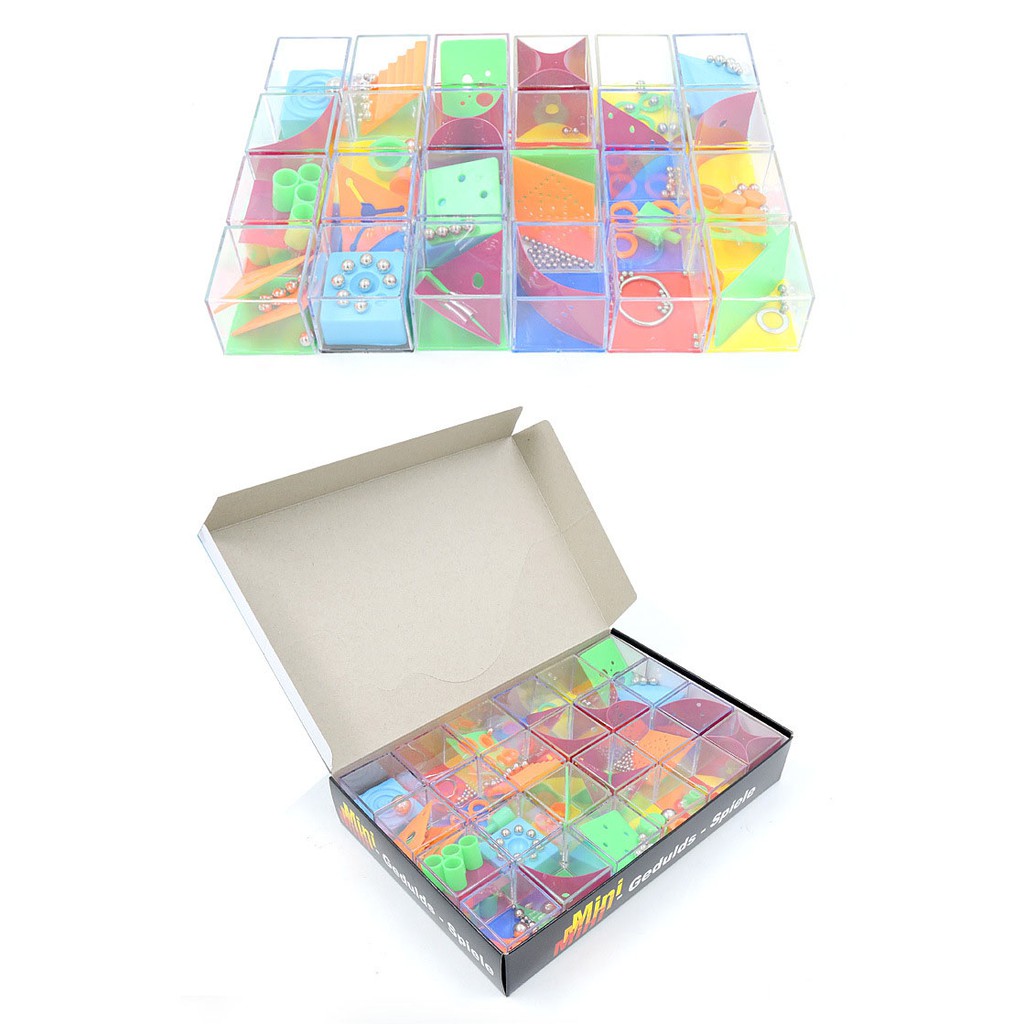 Giải đố nhựa - Modern art & classics - combo hộp 24 cái