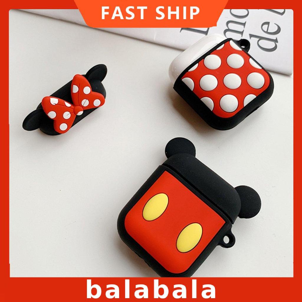 [BL]Headphone Cases For Airpods1/2 Cartoon Silicone Wireless Earphone Skin