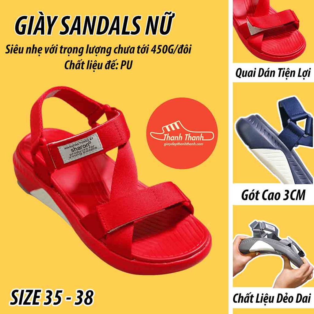 giày sandal nữ quai hậu chéo