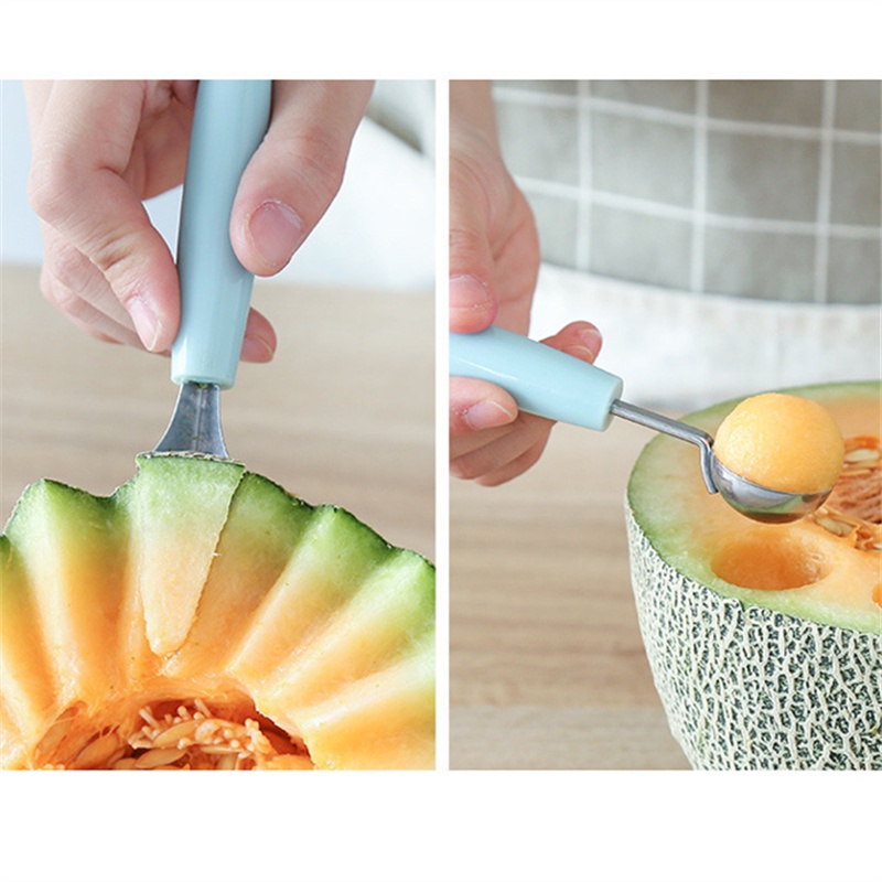 Muỗng Múc Kem/Trái Cây Bằng Thép Không Gỉ