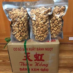 Bánh gấu nhân kem vị truyền thống thơm giòn ngon