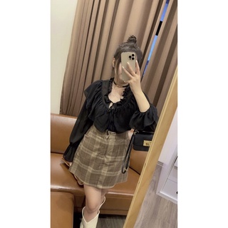 CHÂN VÁY KẺ MỀM KÌ VŨ BIGSIZE