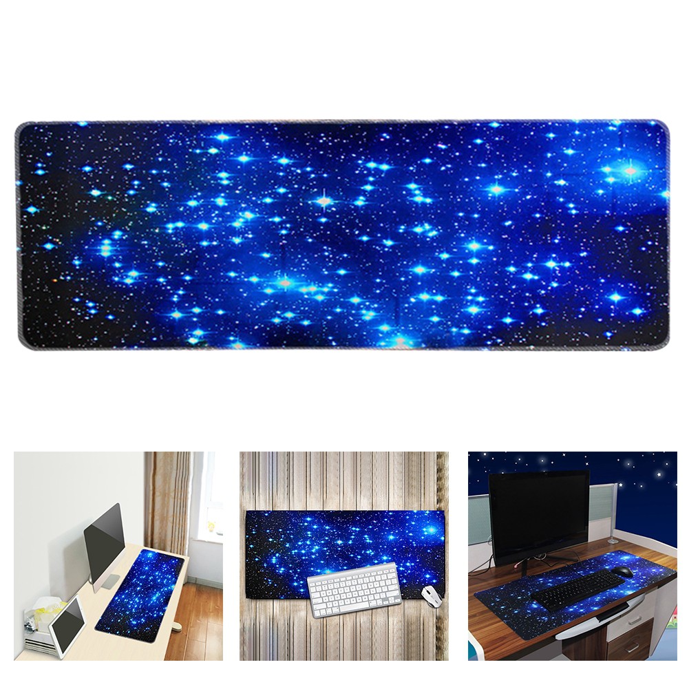 [CHỐNG NƯỚC] [80x30x0.3] NGÔI SAO  - Tấm lót chuột, bàn di chuột, mouse pad game SIZE lớn