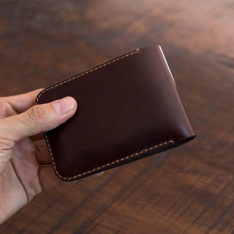 Ví nam mini AD14, ví sen da bò cao cấp, bóp nam thiết kế nhỏ gọn đơn giản, bảo hành da 06 tháng - Adonis Leather