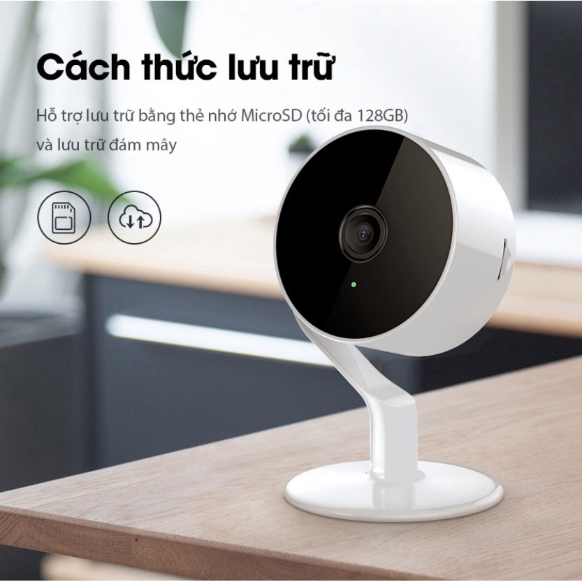 [Mã 154ELSALE2 giảm 7% đơn 300K] Camera wifi trong nhà ACOME APC05 độ phân giải full HD 1080P - Bảo hành chính hãng