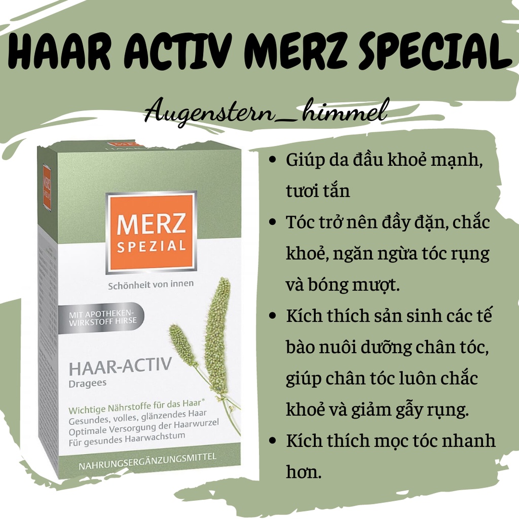 🇩🇪🇩🇪🇩🇪THUỐC MỌC TÓC MERZ SPECIAL HAAR ACTIV CỦA ĐỨC 🇩🇪🇩🇪🇩🇪