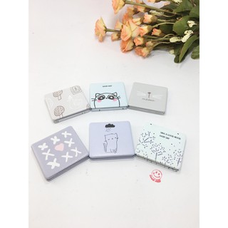 Gương 2 mặt vuông, tròn 6,5 cm